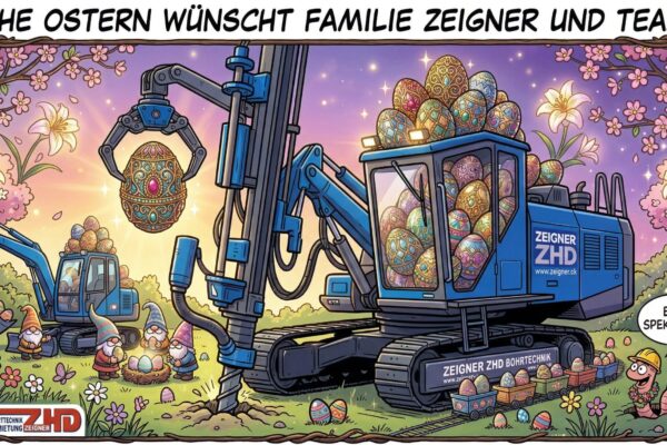 Genießen Sie die Osterfeiertage 2026 – Ihr Team von Zeigner Bohrtechnik wünscht Ihnen eine gute Zeit